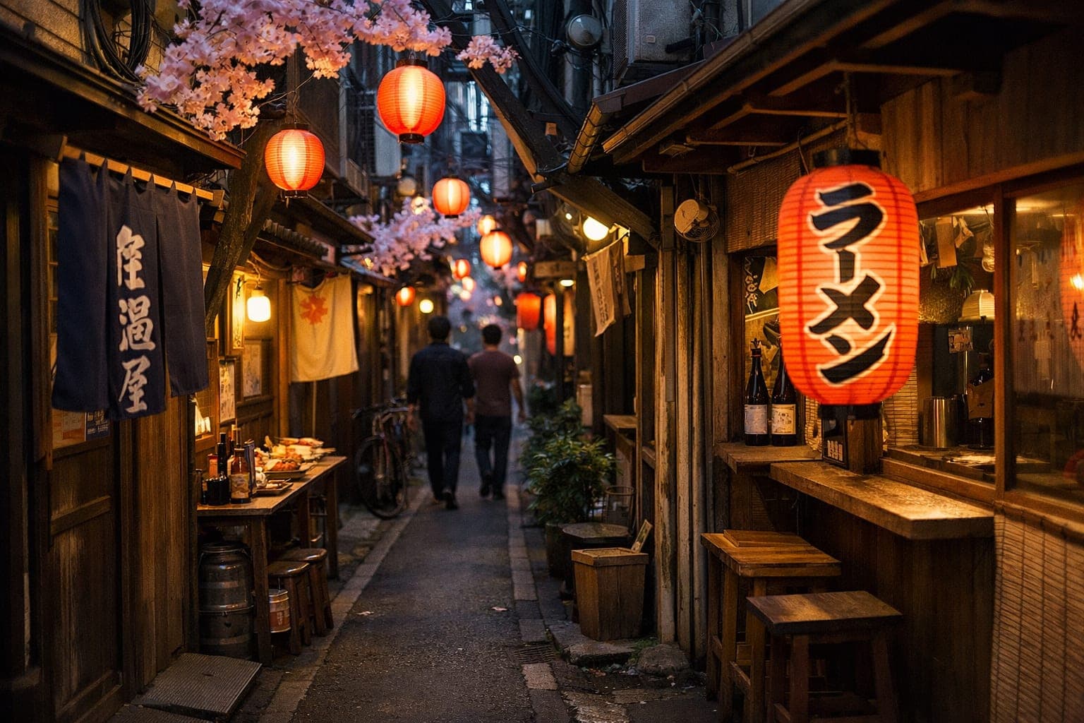 Yanaka Ginza Shopping Street in Tokyo with traditional shops and minimal crowd.