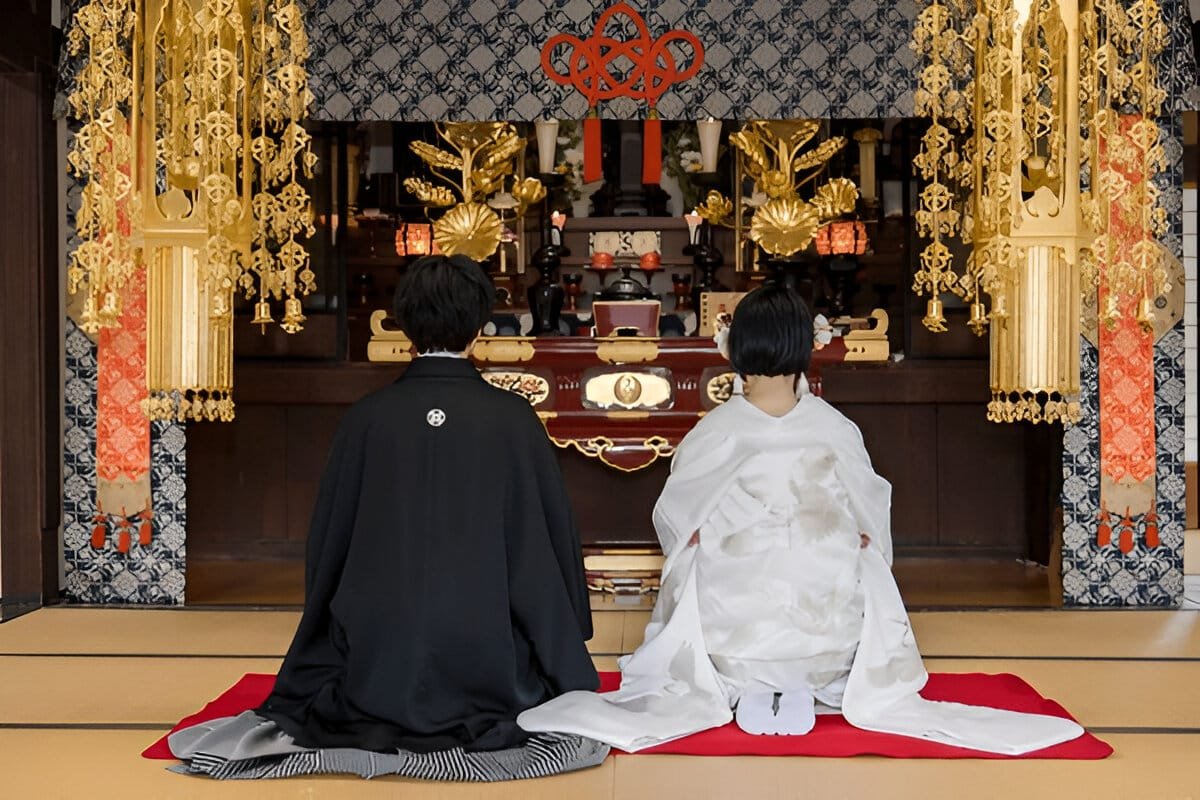 Shinto vs Buddhism bride